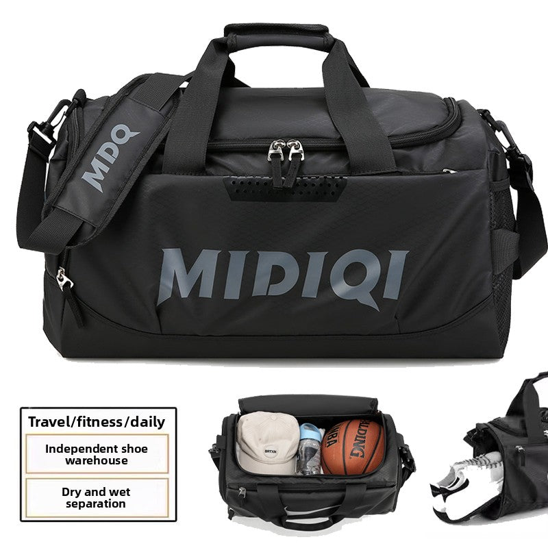Large Capacity Dry Wet Separation Gym Sports Bag